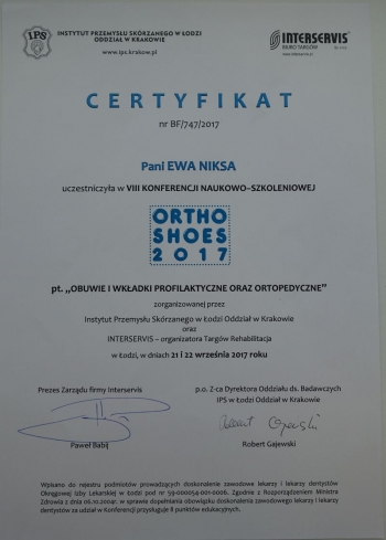 ORTHO SHOES 2017