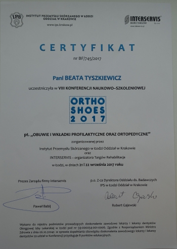 ORTHO SHOES 2017